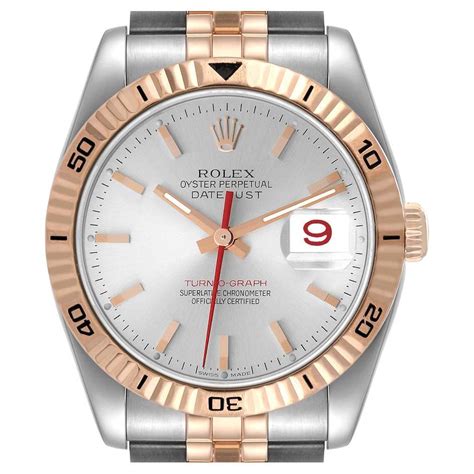 rolex turnograf acciaio e oro rosa prezzo